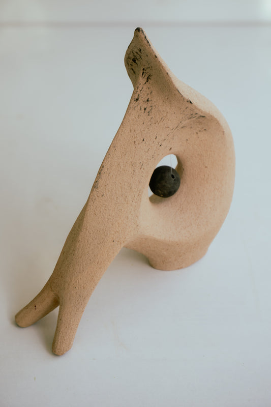 Dünya Delik - Handmade Abstract Ceramic Sculpture